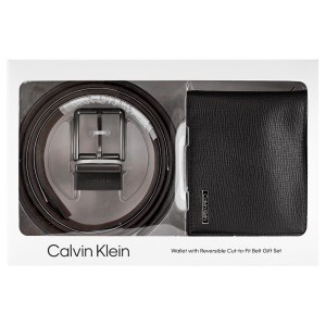 Calvin Klein カルバンクライン ベルト＆二つ折り財布セット 41CK240002 2 PIECE BOXED SMOOTH BELT WITH SAFFIANO WALLET メンズ ギフト