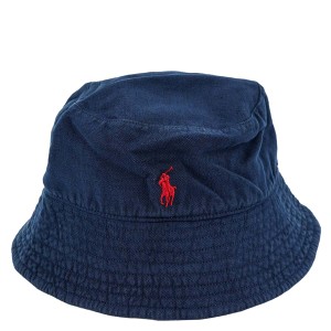 Polo Ralph Lauren ポロラルフローレン バケットハット 455938465 LINEN BUCKET-HAT レディース メンズ 帽子 CRUISE NAVY ネイビー