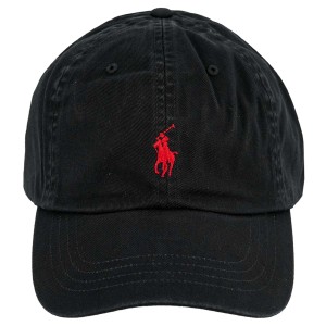 Polo Ralph Lauren ポロラルフローレン ベースボールキャップ 710548524 CLS SPRT CAP レディース メンズ 帽子 POLO BLACK/RL 2000 RED 