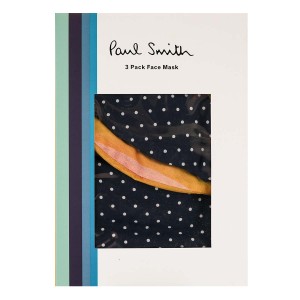 Paul Smith ポールスミス マスク M1A-MASK-GMSK10 3枚セット 布マスク フェイスマスク ネイビードット×マルチカラー