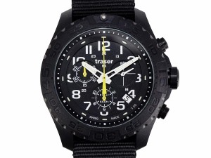 TRASER トレーサー メンズ腕時計 9031560 Outdoor Pioneer Chrono ブラック ミリタリーウォッチ アウトドアパイオニア 