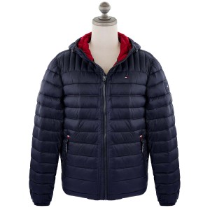 TOMMY HILFIGER トミーヒルフィガー 中綿ジャケット 2022年-2023年秋冬新作 150AN555 メンズ アウター MIDNIGHT ミッドナイトネイビー