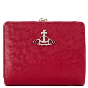 Vivienne Westwood ヴィヴィアンウエストウッド 二つ折り財布 51010020 42093 レディース がま口 H401LA RED レッド