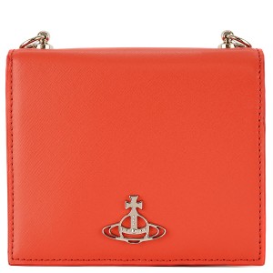 Vivienne Westwood ヴィヴィアンウエストウッド 二つ折り財布 51130003 41946 DEBBIE CARD CASE WITH CHAIN レディース チェーンウォレッ