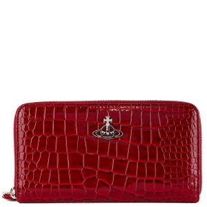 Vivienne Westwood ヴィヴィアンウエストウッド 長財布 53020079 02094 メンズ レディース 型押し H201PF RED レッド