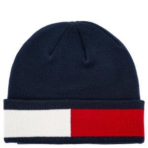 TOMMY HILFIGER  ニットキャップ H8H83264 メンズ レディース ニット帽 ビーニー 411 NAVY ネイビー