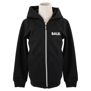 BALR ボーラー ジップアップパーカー B7261.1006 キッズ 子供用 フーディー Jet Black ブラック