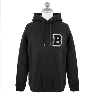 BALR ボーラー フーディー 2023年春夏新作 B1261.1081 Olaf Straight Trophy Hoodie メンズ Jet Black ブラック