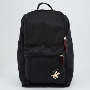 BEVERLY HILLS POLO CLUB ビバリーヒルズポロクラブ バックパック BHC004 BACK PACK レディース リュックサック リュック BK/WH ブラック