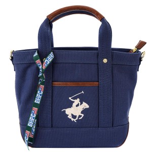 BEVERLY HILLS POLO CLUB ビバリーヒルズポロクラブ トートバッグ BH1006N メンズ レディース XSサイズ ショルダーバッグ 2WAY NV/NV/WH 