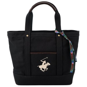 BEVERLY HILLS POLO CLUB ビバリーヒルズポロクラブ トートバッグ BH1008N レディース Lサイズ BK/BK/WH ブラック×ホワイト