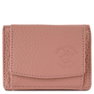 BEVERLY HILLS POLO CLUB ビバリーヒルズポロクラブ 三つ折り財布 BHG5000 メンズ レディース ミニ財布 SmokyPINK スモーキーピンク