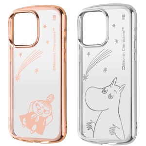 iPhone 15 14 13 ムーミン スマホケース 星空 ハイブリッドケース リトルミイ ケース アイフォン15 耐衝撃 アイフォン スマホカバー かわ