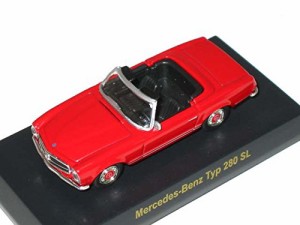 京商　1/64　 メルセデス・ベンツ　 ミニカーコレクション　２８０ＳＬ　赤(中古)