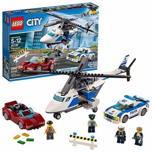 レゴ (LEGO) シティ ポリスヘリコプターとポリスカー 60138 ブロック おも (中古品)