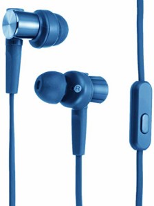 ソニー イヤホン 重低音モデル MDR-XB55AP : カナル型 リモコン・マイク付 (中古品)