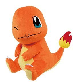 ポケットモンスター しっぽみてみて めちゃでか ぬいぐるみ ヒトカゲ プラ (未使用 未開封の中古品)