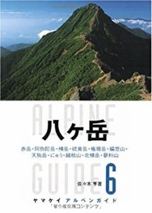 ヤマケイ アルペンガイド6 八ヶ岳 (ヤマケイアルペンガイド)(中古品)