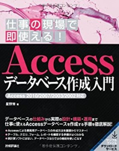 仕事の現場で即使える！ Accessデータベース作成入門(未使用 未開封の中古品)