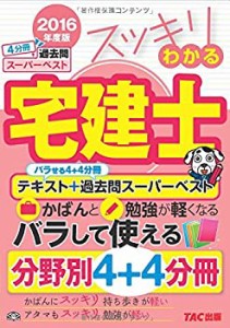 スッキリわかる宅建士 テキスト+過去問スーパーベスト 2016年度 (スッキリ (中古品)