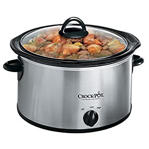 Crock-Pot 3040-BC 4クォート 円形 手動 スロークッカー ステンレススチー (未使用 未開封の中古品)