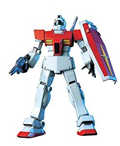 ガンプラ HGUC 1/144 RGM-79 ジム (機動戦士ガンダム) 色分け済みプラモデ (中古品)