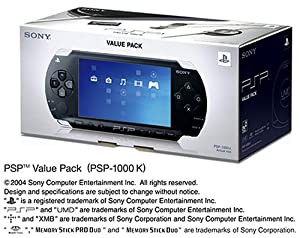 PSP バリューパック (PSP-1000K) 【メーカー生産終了】(未使用 未開封の中古品)