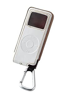 エレコム iPod nano用ソフトレザーケース（ホワイト） AVD-LCANNWH(中古品)