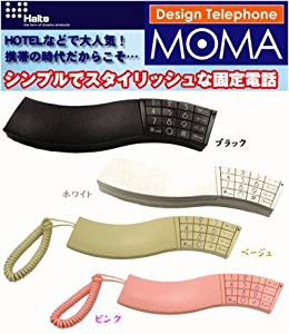 多機能デザインテレフォン MOMA TGX-01　ブラック [PC] [PC] [PC] [PC] [PC(未使用 未開封の中古品)