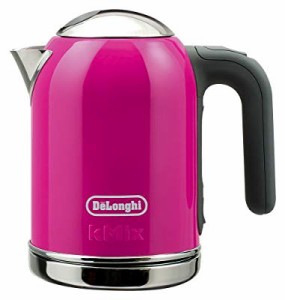 DeLonghi kMix(ケーミックス) ブティック 電気ケトル マゼンタ 0.75L SJM01(中古品)