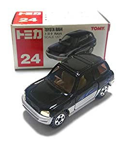 トミカ.NO 24　トヨタ　RAV4　（ドアー開閉サスペンション）(中古品)