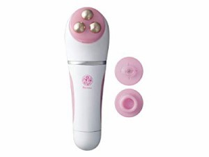 コイズミ 美顔器 吸引&フェイスローラー ピンク KBE1900P(中古品)