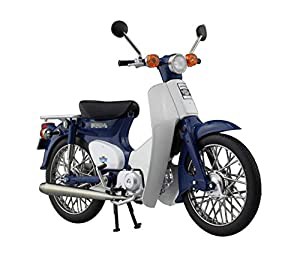 スカイネット 1/12 完成品バイク ホンダ スーパーカブ 50 ブルー(未使用 未開封の中古品)