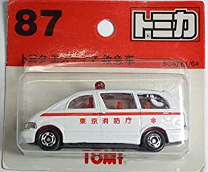 トミカ　87　トヨタ　エスティマ　　救急車　1/64　ブリスター(中古品)