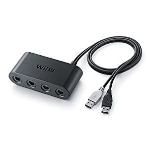 Wii U用ゲームキューブコントローラ接続タップ(未使用 未開封の中古品)