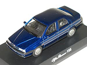 京商 1/64 アルファロメオ ミニカーコレクション1 155 青メタ(中古品)