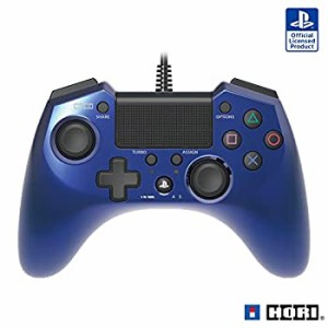 【連射機能搭載】ホリパッドFPSプラス for PS4 ブルー(未使用 未開封の中古品)