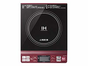 コイズミ IHクッキングヒーター レッド KIH-1402/R(未使用 未開封の中古品)