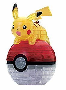 61ピース ジグソーパズル3D ポケットモンスター ピカチュウ&モンスターボー(中古品)