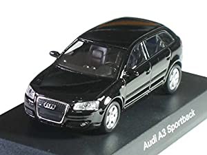 京商 1/64 アウディ ミニカーコレクション２ A3 スポーツバック 黒（ソリッ(中古品)