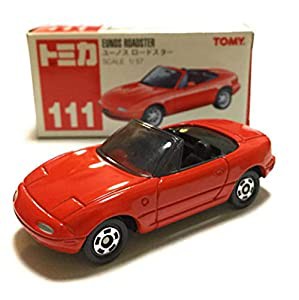 トミカ ユーノス ロードスター1/57 No.111 赤(中古品)