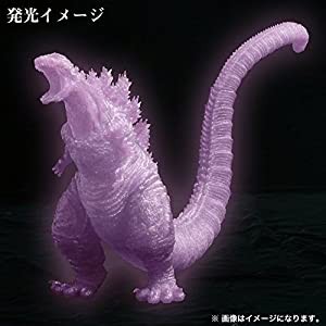 東宝大怪獣シリーズ　シン・ゴジラ　ソフビ組立キット（咆哮蓄光パープルク(中古品)