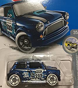 HOT WHEELS ホットウィール morris mini モーリス ミニ ブルー #137(中古品)