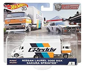 2018 ホットウィール TEAM TRANSPORT Bアソート 【FLF59】 日産 ローレル 2(中古品)