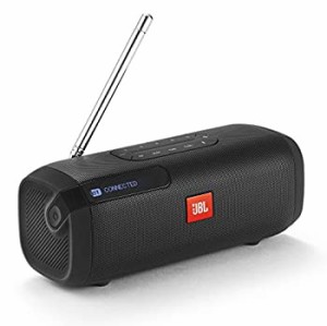 JBL TUNER FM Bluetoothスピーカー ポータブル/ラジオ/ワイドFM対応 ブラッ(中古品)