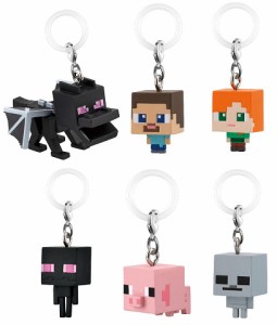 MINECRAFT めじるしアクセサリー chibi 全6種セット コンプ コンプリートセット