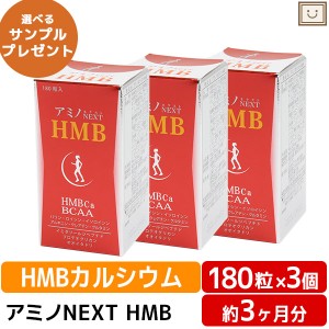 アミノネクストHMB 3個セット BCAA 筋肉 筋肉減少 バリン ロイシン イソロイシン イミダゾールペプチド プリテオグリカン オオイタドリ 