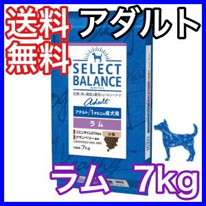 セレクトバランス アダルト 成犬用 ラム 7kg ドッグフード