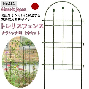 ガーデンフェンス  【トレリスフェンスクラシックM 2P No.181】 GREENGARDEN アイアンフェンス 植物 ガーデニング用品 園芸用品 庭園 収