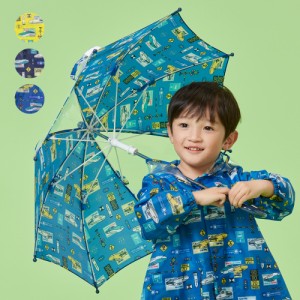 【子供服】 Kids Foret (キッズフォーレ) JR新幹線電車柄傘・かさ・レイングッズ SS S M キッズ 男の子 B81857